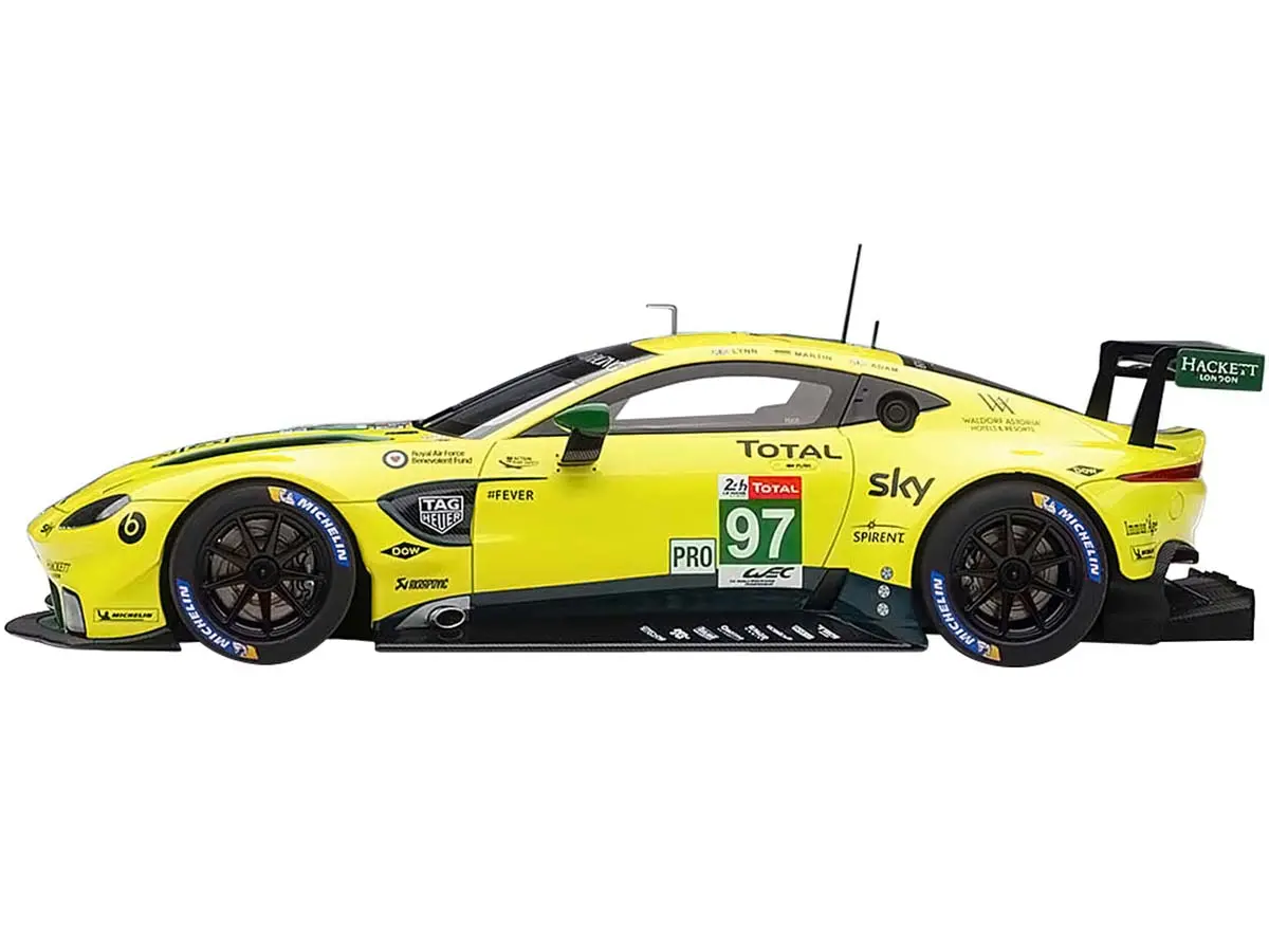 2018 Aston Martin Vantage Gte #97 Lynn - Martin - Adam Le Mans Pro 1/18 Model Car By Autoart 2