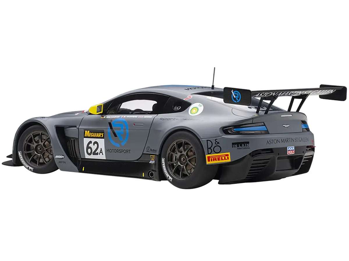 Aston Martin Vantage V12 Gt3 #62A J. Dennis - M. Vaxiviere - M. Kirchhoefer Team R-Motorsport Bathurst 12H (2019) 1/18 Model Car By Autoart 2