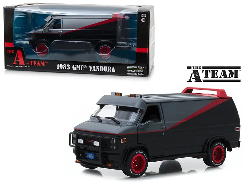 1983 Gmc Vandura "The A-Team" (1983-1987) Tv Series 1/24 Diecast Model By Greenlight 1