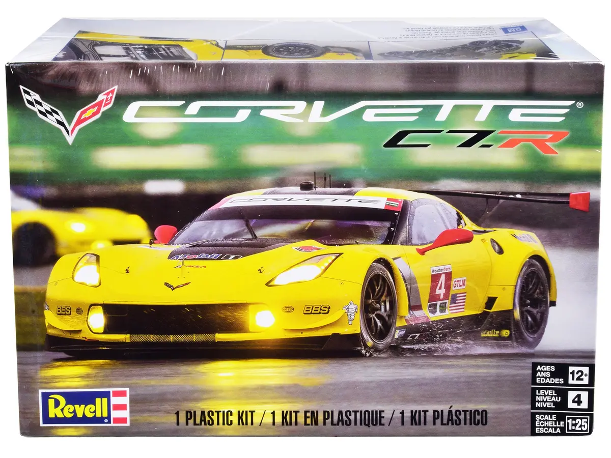 Chevrolet Corvette C7.R Plastic Model Kit (Skill Level 4) 1/25 Scale Model By Revell 1