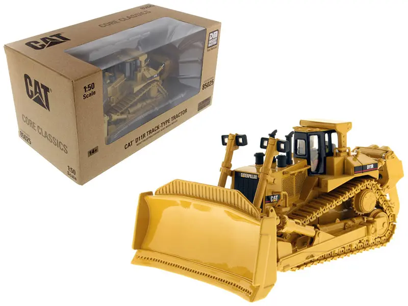 Cat Caterpillar D11r Track Type Tractor With Operator Core Classics Series 1/50 Diecast Model By Diecast Masters 1