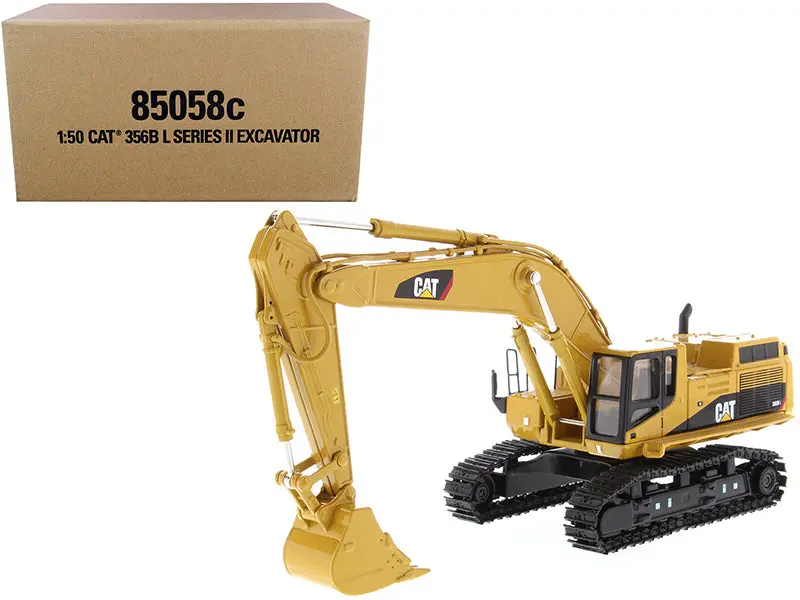 Cat Caterpillar 365B L Series Ii Hydraulic Excavator With Two Figures Core Classics Series 1/50 Diecast Model By Diecast Masters 1