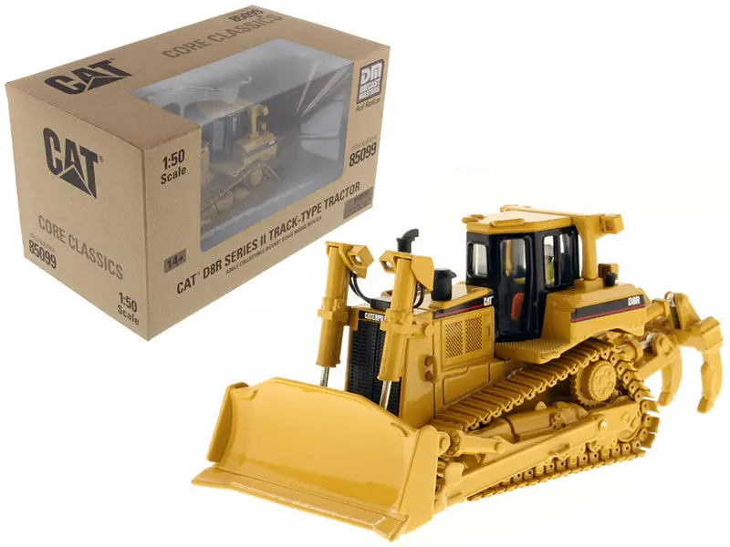 Cat Caterpillar D8r Series Ii Track Type With Operator Core Classic Series 1/50 Diecast Model By Diecast Masters 1