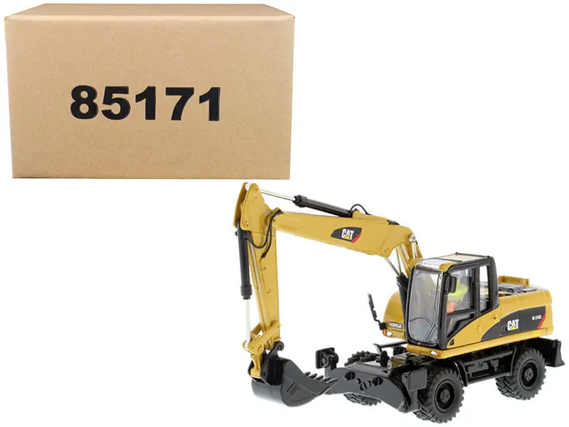 Cat Caterpillar M316d Wheel Excavator With Operator Core Classics Series 1/50 Diecast Model  By Diecast Masters 1