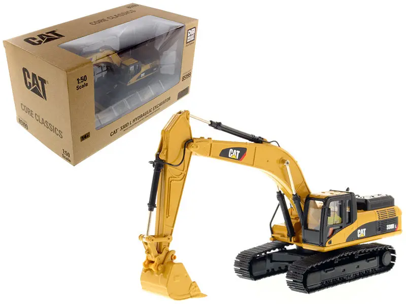 Cat Caterpillar 330D L Hydraulic Excavator With Operator Core Classics Series 1/50 Diecast Model By Diecast Masters 1