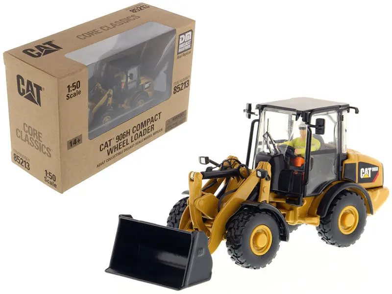 Cat Caterpillar 906H Compact Wheel Loader Core With Operator Core Classics Series 1/50 Diecast Model By Diecast Masters 1