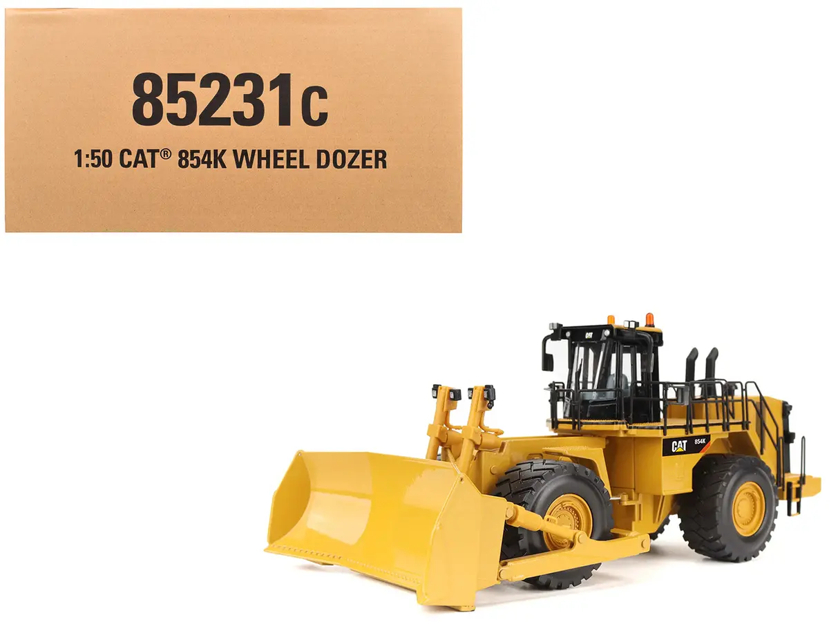 Cat Caterpillar 854K Wheel Loader Yellow "Core Classics Series" 1/50 Diecast Model By Diecast Masters 1