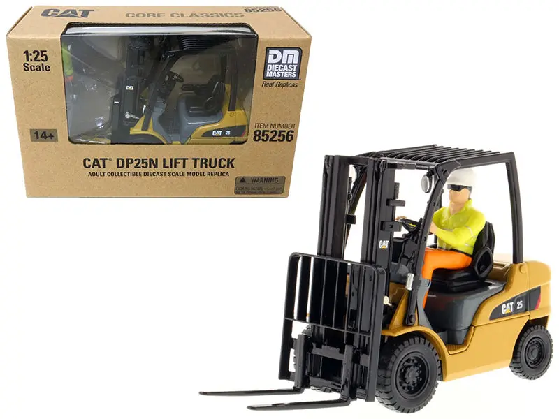 Cat Caterpillar Dp25n Dp/Gp15-35N Range Lift Truck With Operator Core Classics Series 1/25 Diecast Model By Diecast Masters 1