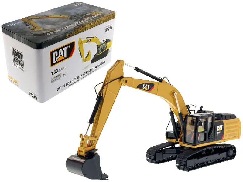 Cat Caterpillar 336E H Hybrid Hydraulic Excavator With Operator Core Classics Series 1/50 Diecast Model By Diecast Masters 1