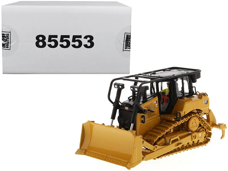 Cat Caterpillar D6 Track Type Tractor Dozer With Su Blade And Operator High Line Series 1/50 Diecast Model By Diecast Masters 1