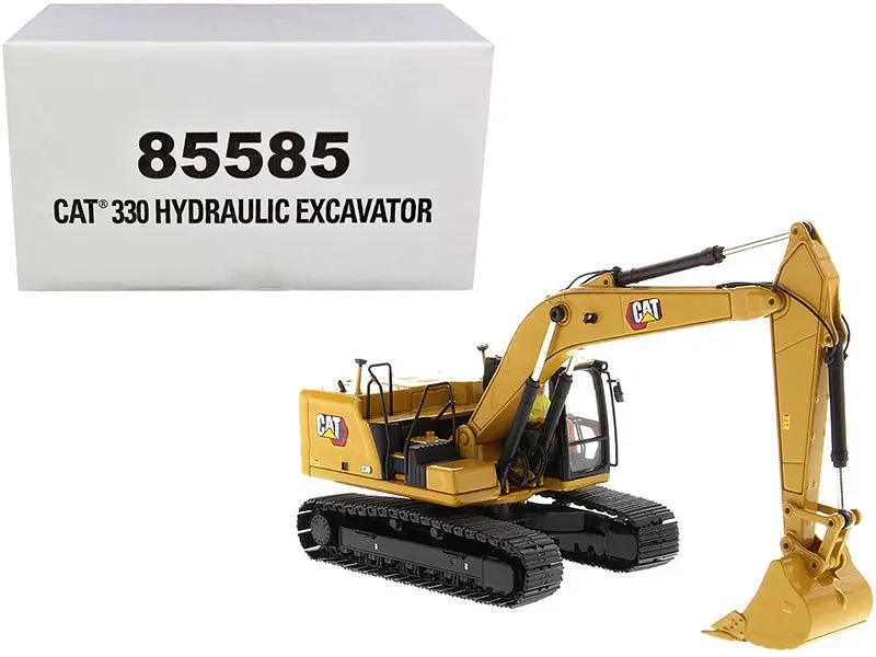 Cat Caterpillar 330 Hydraulic Excavator Next Generation With Operator High Line Series 1/50 Diecast Model By Diecast Masters 1