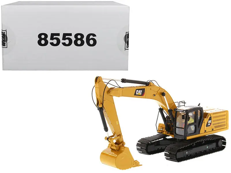 Cat Caterpillar 336 Next Generation Hydraulic Excavator And Operator High Line Series 1/50 Diecast Model By Diecast Masters 1