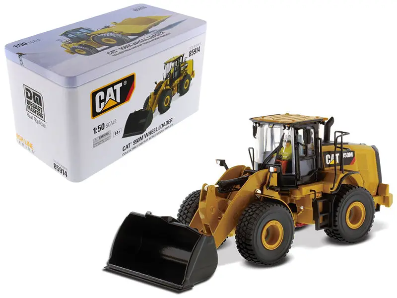 Cat Caterpillar 950M Wheel Loader With Operator High Line Series 1/50 Diecast Model By Diecast Masters 1