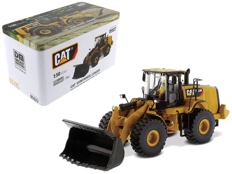 Cat Caterpillar 972M Wheel Loader With Operator High Line Series 1/50 Diecast Model By Diecast Masters 1