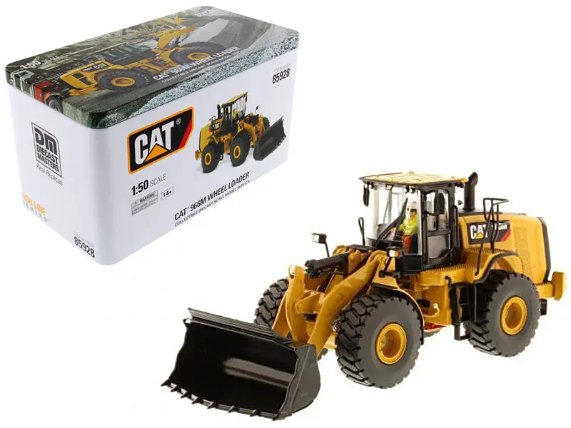 Cat Caterpillar 966M Wheel Loader With Operator Core Classics Series 1/50 Diecast Model  By Diecast Masters 1