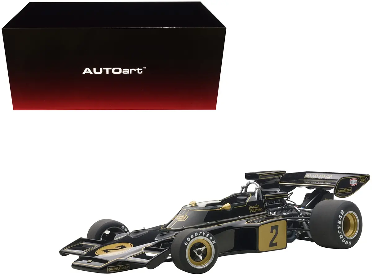 Lotus 72E 1973 Ronnie Peterson #2 1/18 Model Car By Autoart 1