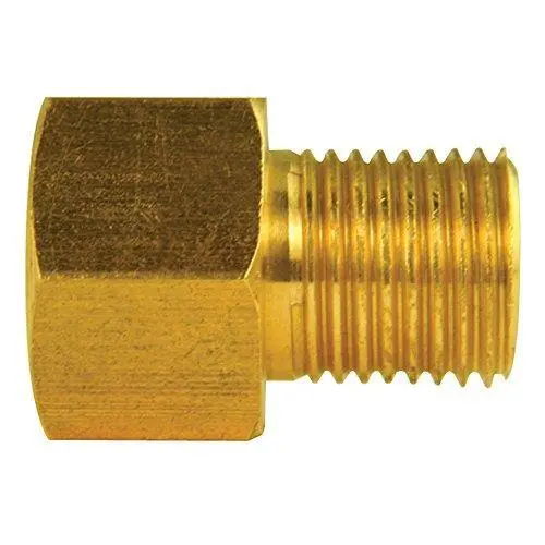 (7/16-24 I)F, (1/2-20 I)M | Brass Adapter | 10Ct 1