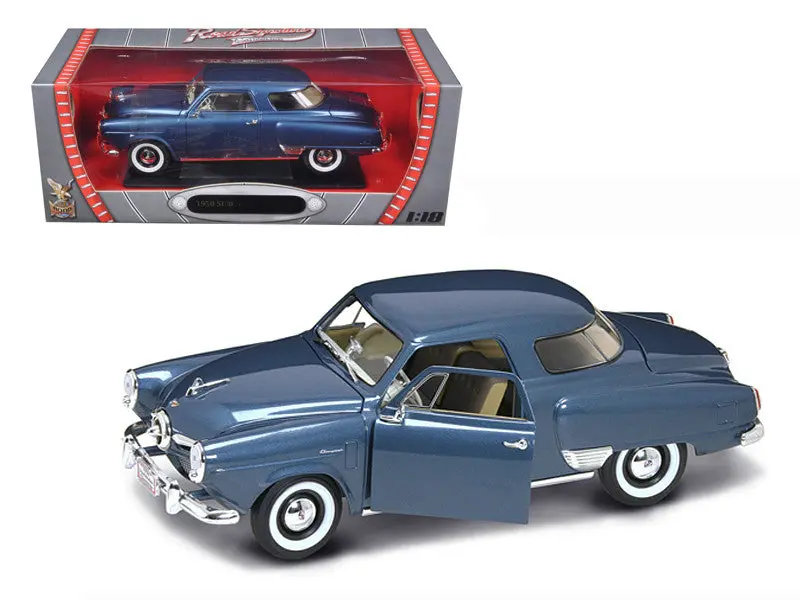 1950 Studebaker Champion Blue Metallic 1/18 Diecast Model Car By Road Signature 1