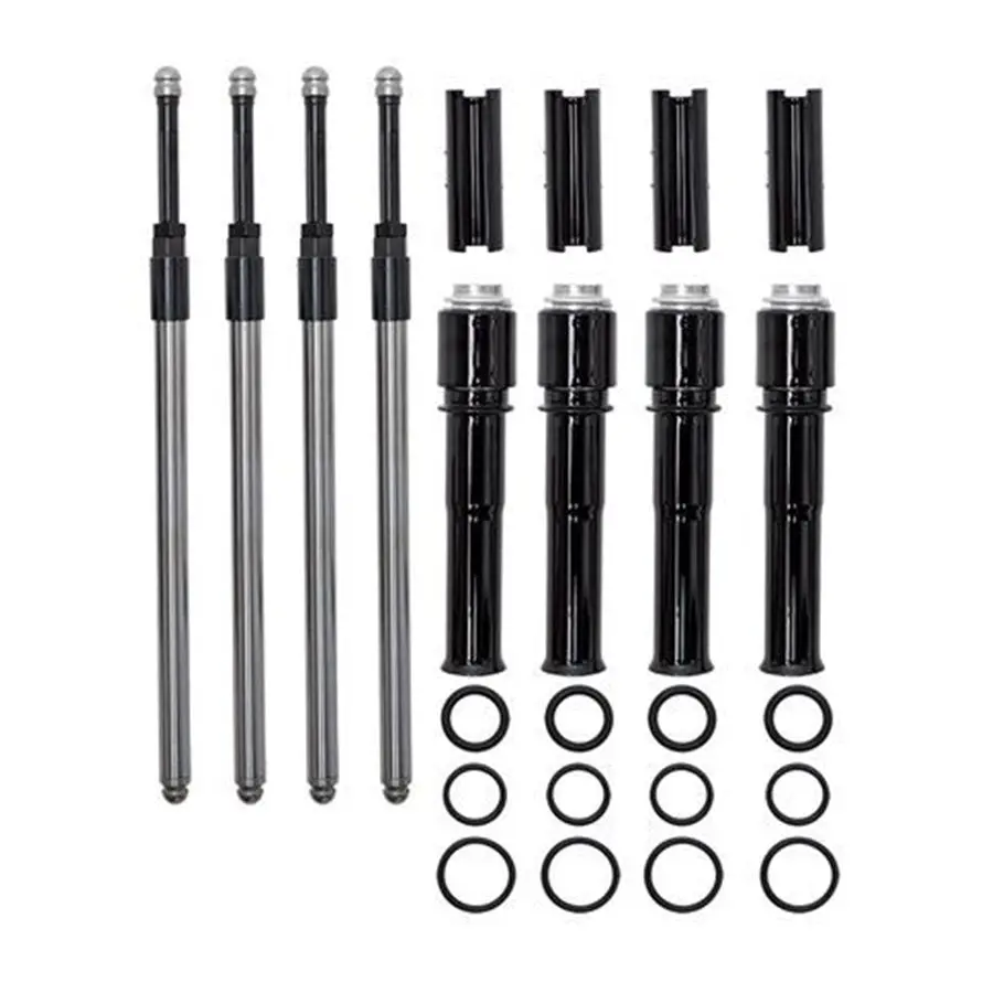 S&S Quickee Adjustable Pushrod And Tube Set For 1999-2017 Harley-Davidson Twin Cam 1