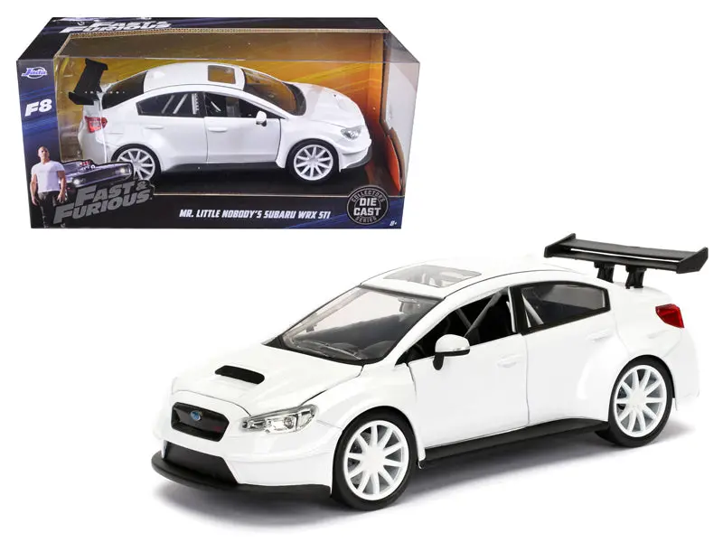 Mr. Little Nobody's Subaru Wrx Sti "Fast & Furious" F8 Movie 1/24 Diecast Model Car By Jada 1