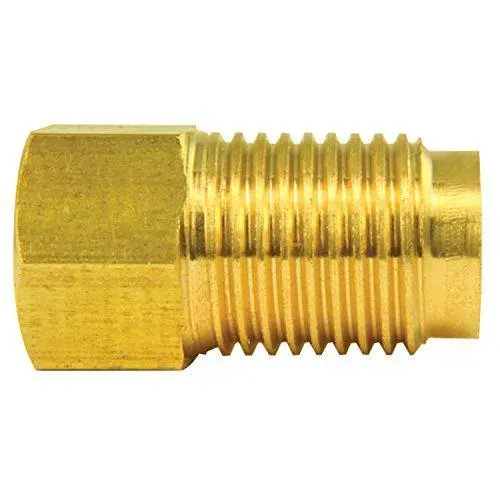Brass Adapter | Female(3/8-24 Inverted), Male(1/2-20 Inverted) | 10Ct 1