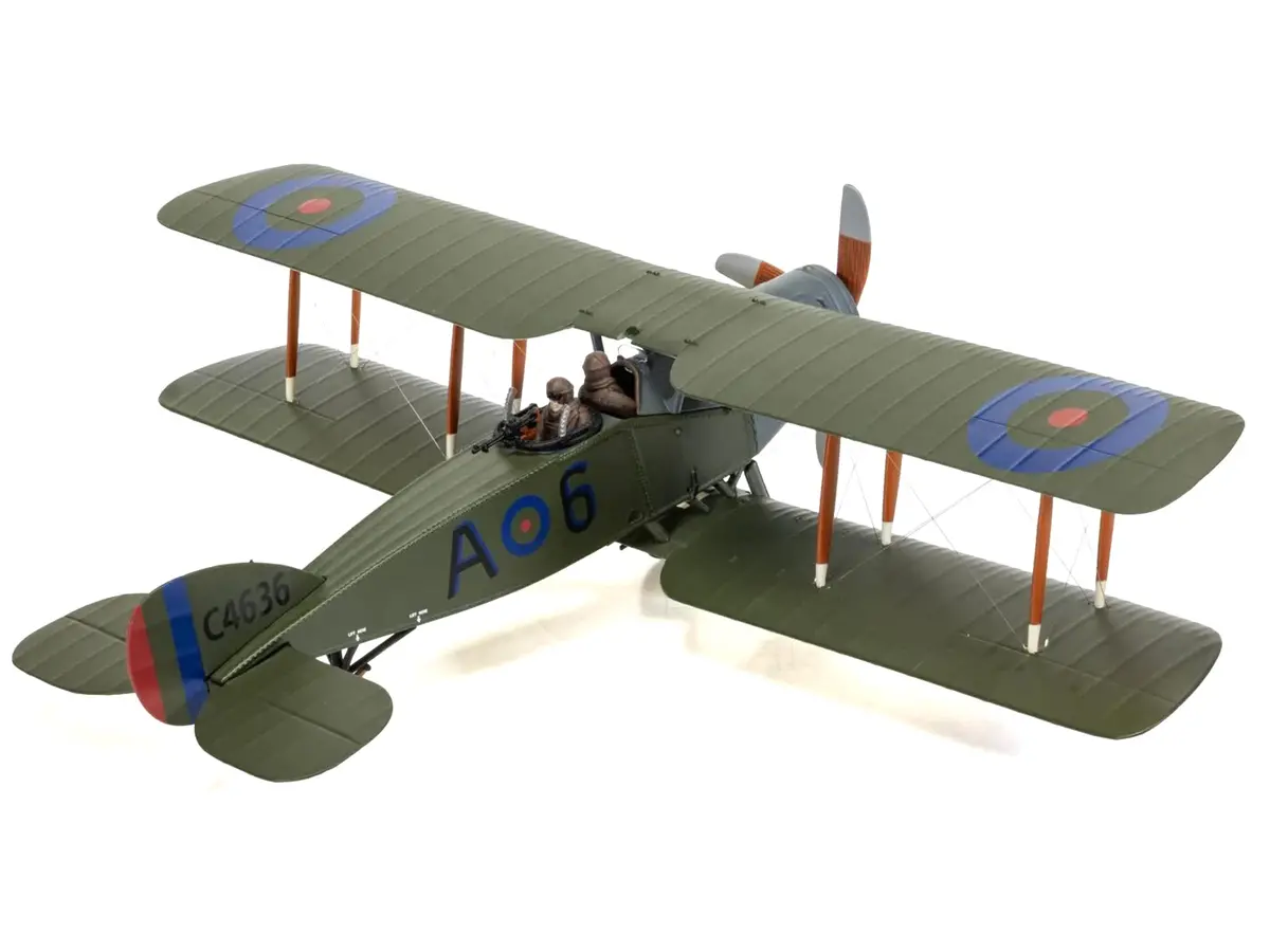Bristol F-2B Fighter Aircraft "C4636 Devil-In-The-Dusk No. 39 Squadron" (1918) Royal Flying Corps "The Aviation Archive" Series 1/48 Diecast Model By Corgi 2