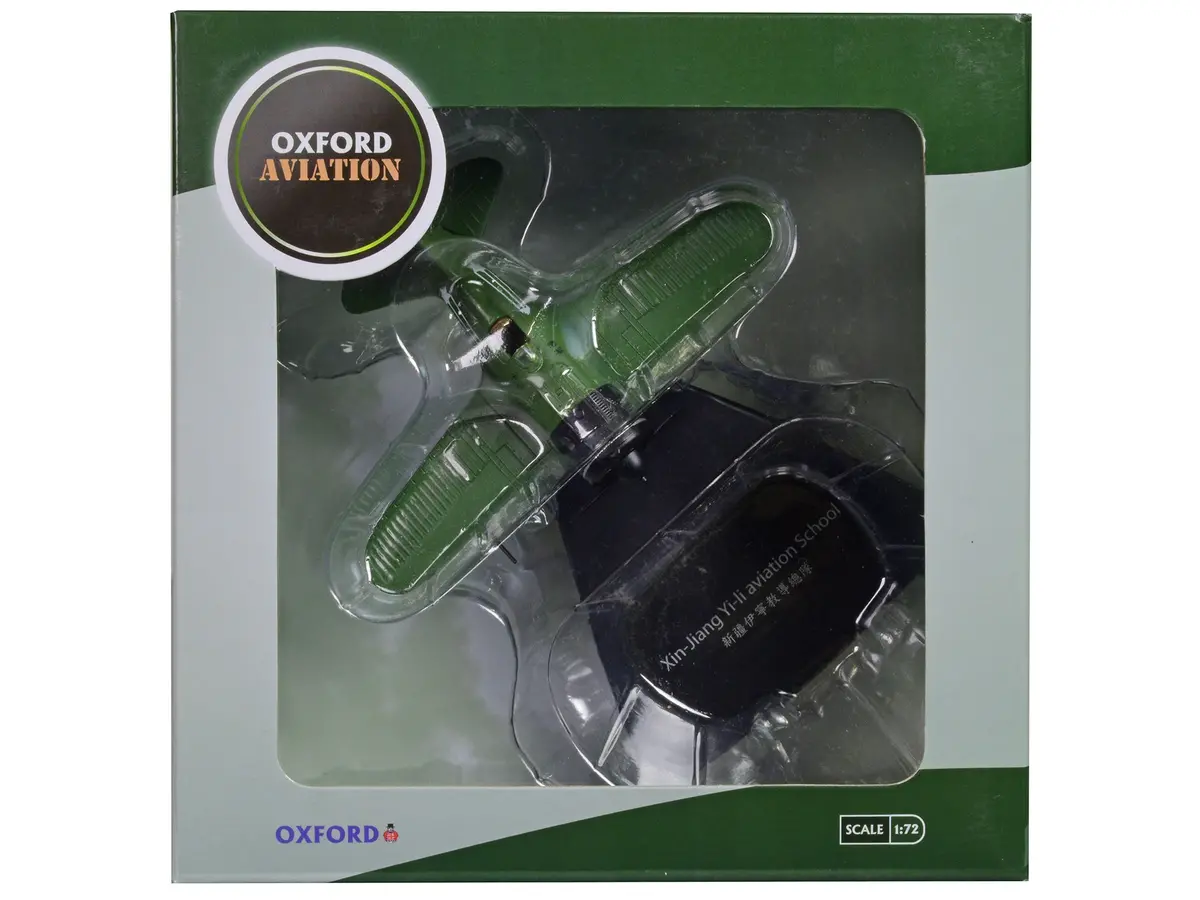 Polikarpov I-16 Fighter Aircraft "Xin-Jiang Yi-Li Aviation School" Republic Of China Air Force "Oxford Aviation" Series 1/72 Diecast Model Airplane By Oxford Diecast 1