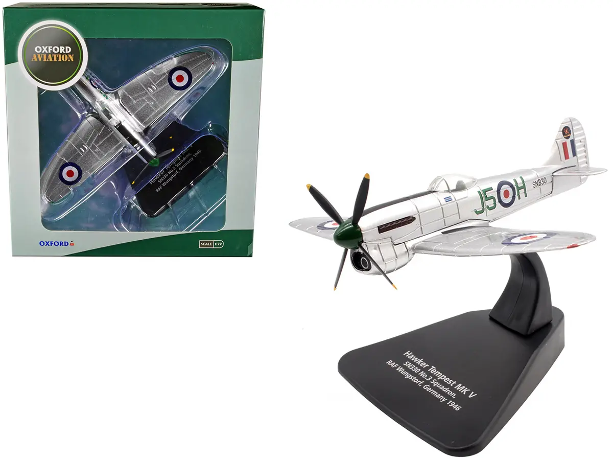 Hawker Tempest Mk V Fighter Plane Sn330 No.3 Squadron Raf Wunstorf Germany (1946) "Oxford Aviation" Series 1/72 Diecast Model Airplane By Oxford Diecast 1