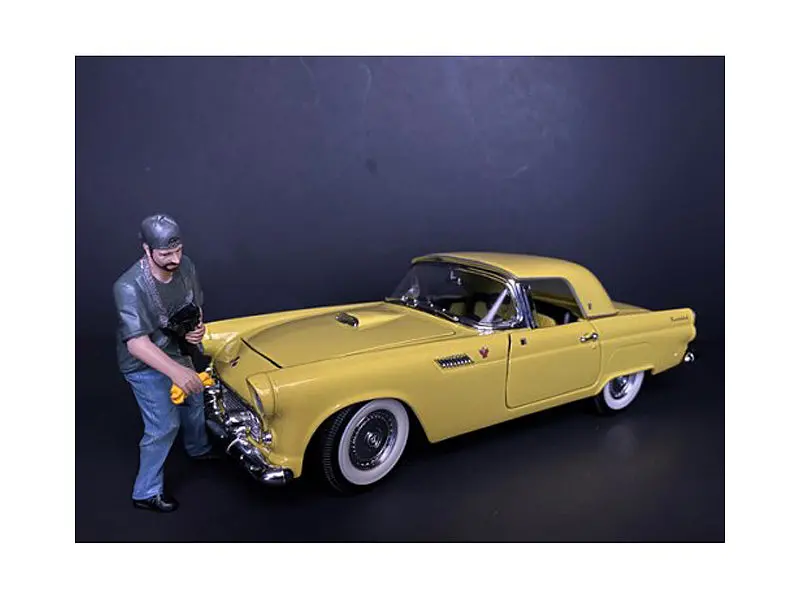 "Weekend Car Show" Accessory Figure #7 For 1/18 Scale Models By American Diorama 1