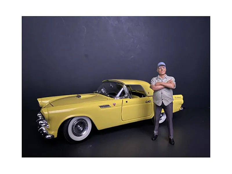 "Weekend Car Show" Accessory Figure #2 For 1/24 Scale Models By American Diorama 1