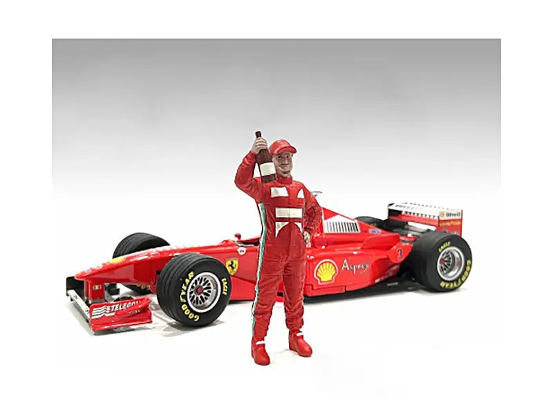"Racing Legends" 2000'S Accessory Figure #2 For 1/18 Scale Models By American Diorama 1