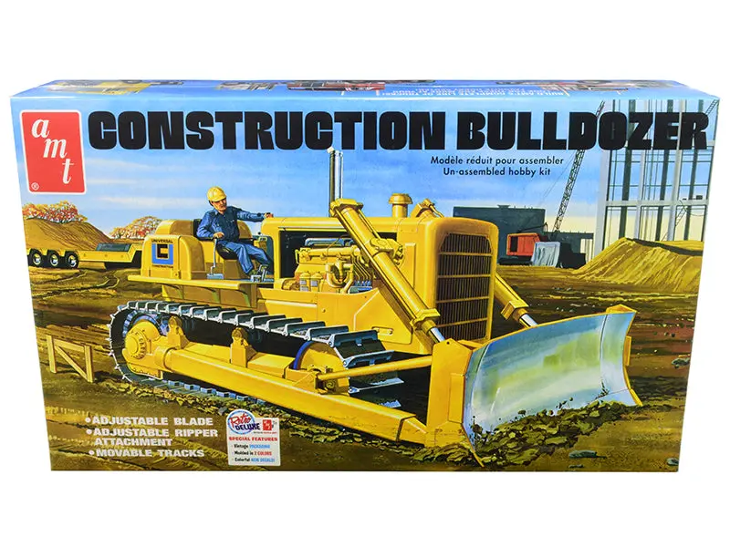 Construction Bulldozer Plastic Model Kit (Skill Level 3) 1/25 Scale Model By Amt 1