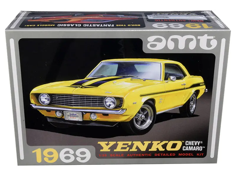 1969 Chevrolet Camaro Yenko Plastic Model Kit (Skill Level 2) 1/25 Scale Model By Amt 1