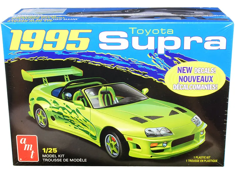 1995 Toyota Supra Convertible Plastic Model Kit (Skill Level 2) 1/25 Scale Model By Amt 1