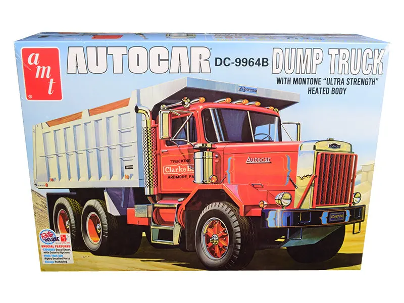 Autocar Dc-9964B Dump Truck Plastic Model Kit (Skill Level 3) 1/25 Scale Model By Amt 1