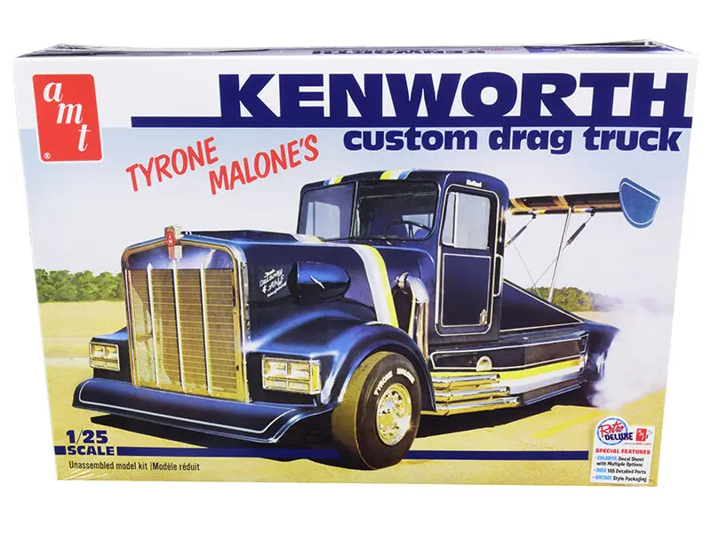 Tyrone Malone's Kenworth Custom Drag Truck Plastic Model Kit (Skill Level 3) 1/25 Scale Model By Amt 1