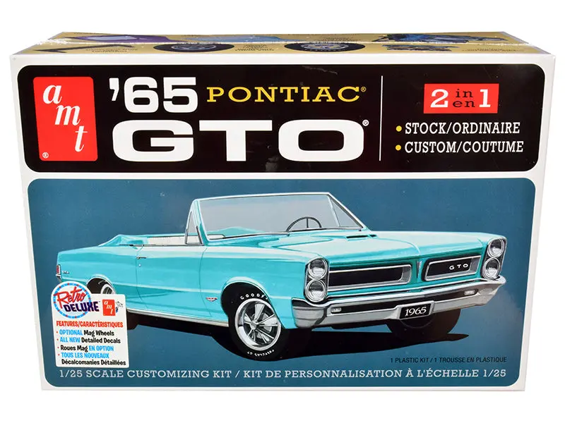 1965 Pontiac Gto 2-In-1 Plastic Model Kit (Skill Level 2) 1/25 Scale Model By Amt 1