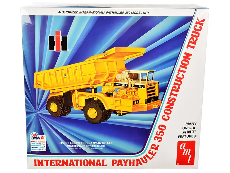 International Payhauler 350 Construction Dump Truck Plastic Model Kit (Skill Level 3) 1/25 Scale Model By Amt 1