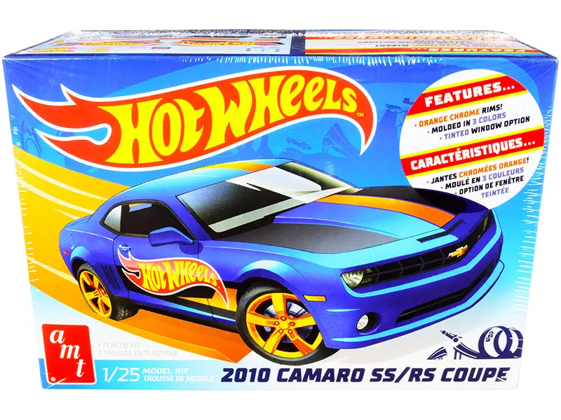 2010 Chevrolet Camaro Ss/Rs Coupe "Hot Wheels" Plastic Model Kit (Skill Level 2) 1/25 Scale Model By Amt 1