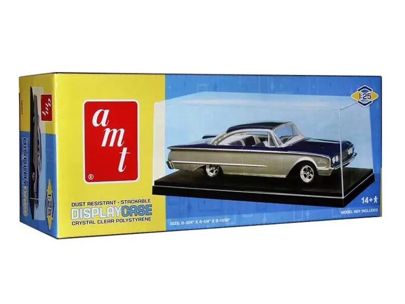 Collectible Display Show Case For 1/24-1/25 Scale Model Cars By Amt 1