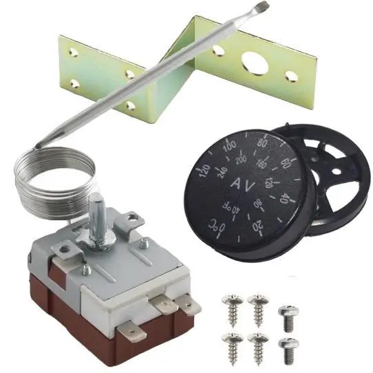Adjustable Electric Radiator Fan Thermostat Temp Switch Dial Controller 1