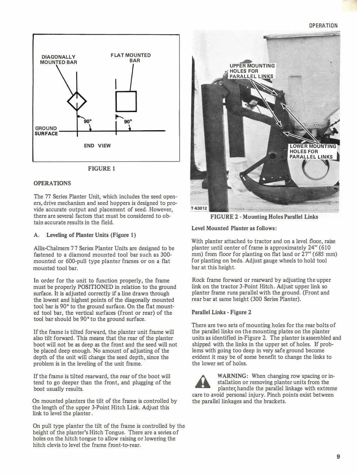 Allis-Chalmers 77 Series Air Champ Planting Units Operator's Manual 2