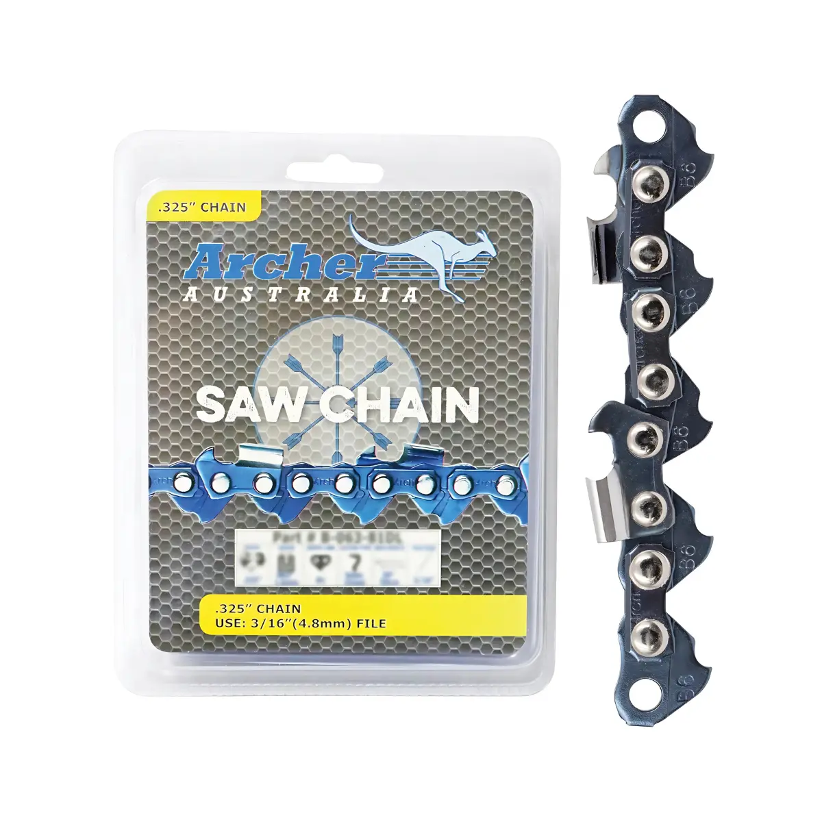 Archer Full Chisel Chain - 18" 325 .063 68 Dl (B-063-68Dl) 1