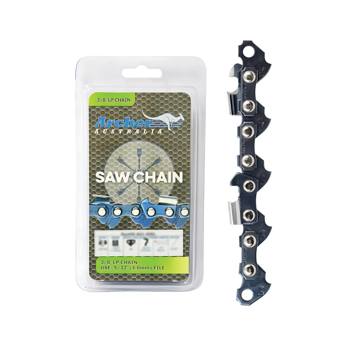 Archer Semi Chisel Chain - 14" 3/8P .043 50 Dl (D-043-50Dl) 1