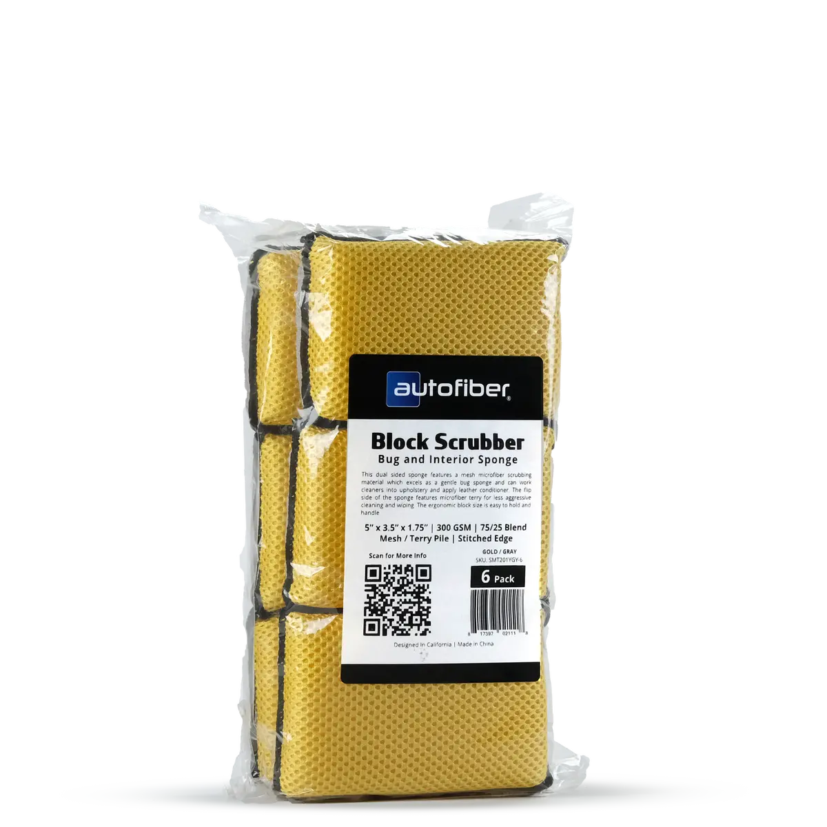 Autofiber Block Scrubber: 6 Pack 2