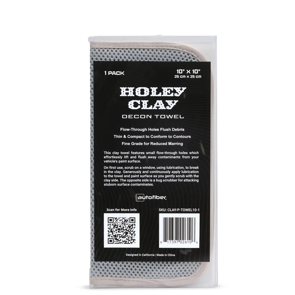 Autofiber Holey Clay Decon Towel 1