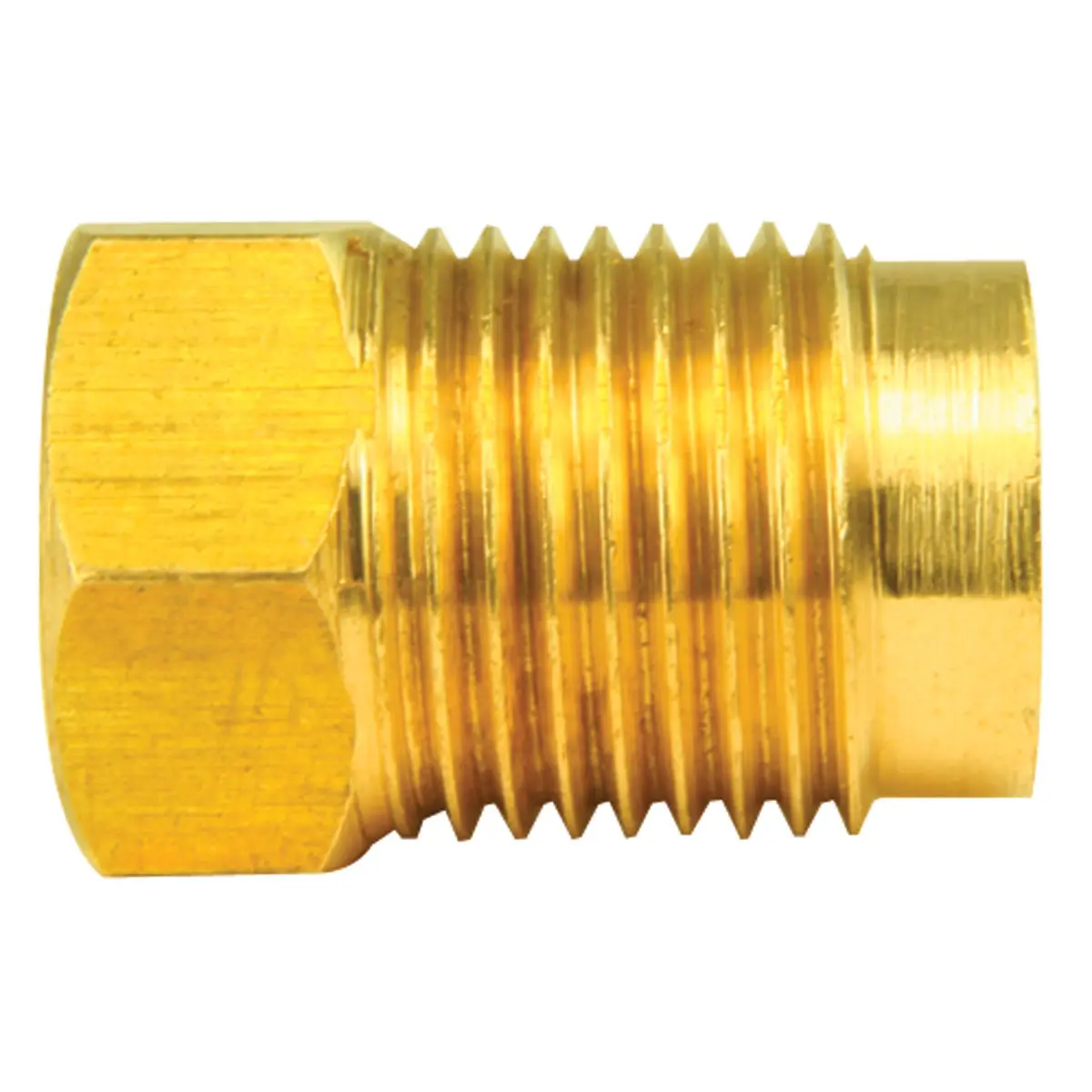 (3/8-24 I) F, (9/16-20 I) M | Brass Adapter | 10Ct 1