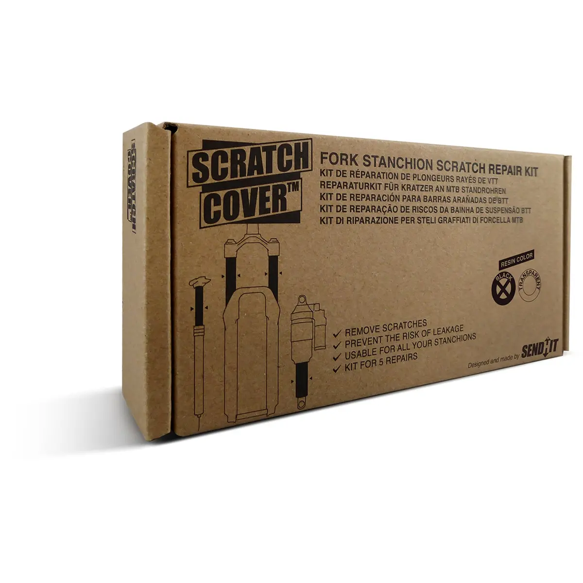 Sendhit Scratch Cover Fork / Shock / Seatpost Stanchion Repair Kit 1