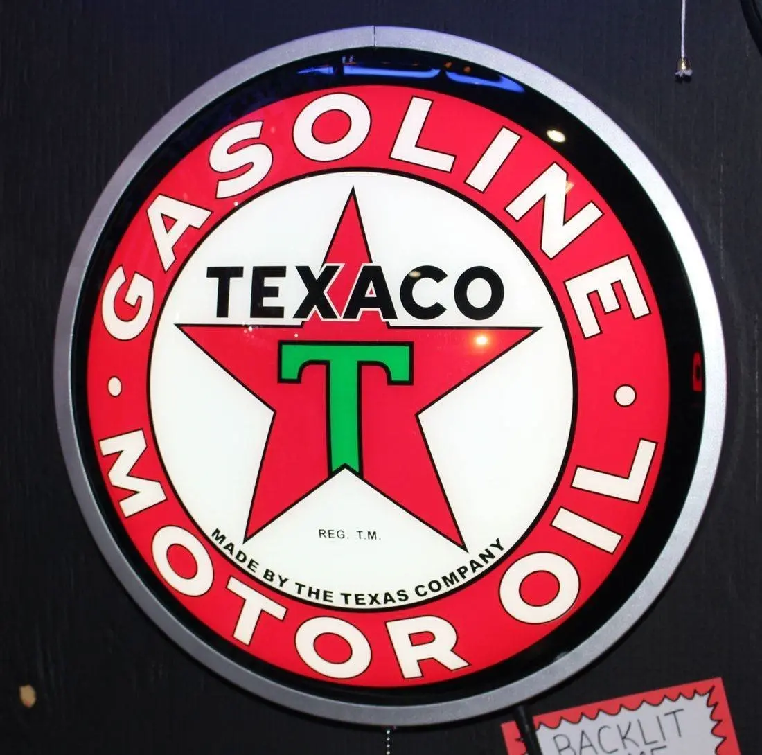 Texaco Backlit Dome 1