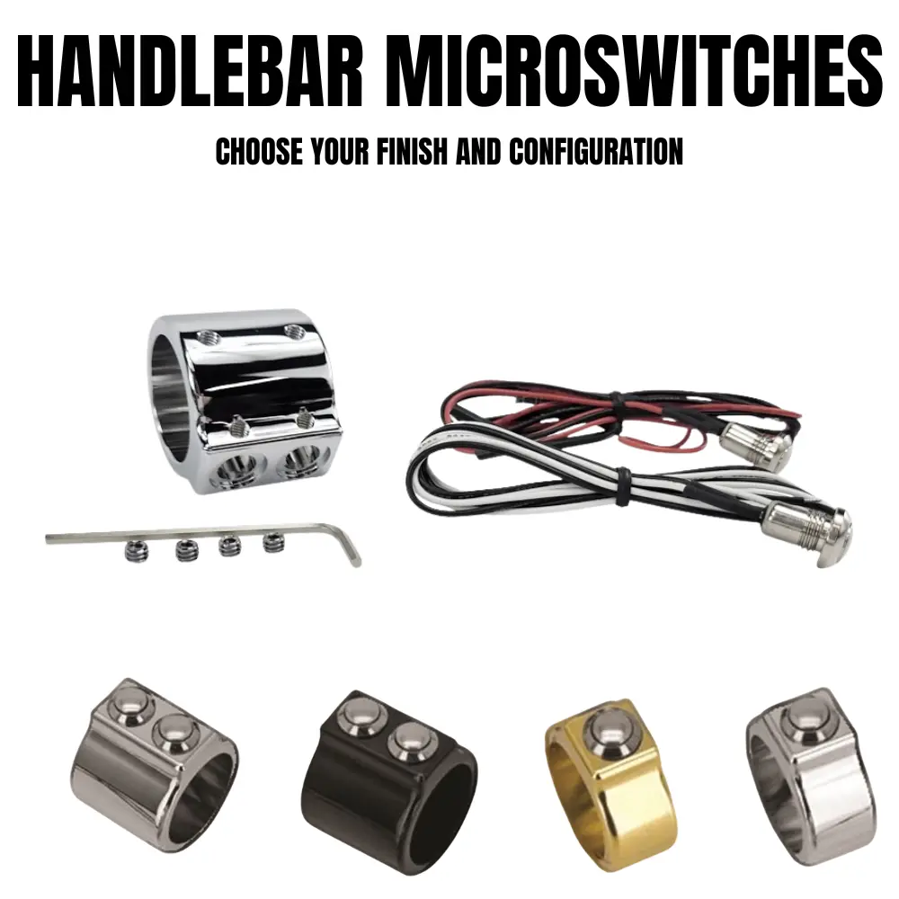 Harddrive Handlebar Button Mini Switch Kit 1